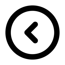 Circle Chevron Left Line Icon