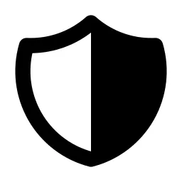 Shield Half Icon