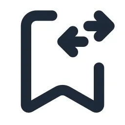Bookmark Change Line Icon