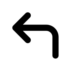 Corner Up Left Line Icon
