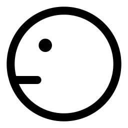 Emoji Look Left Icon