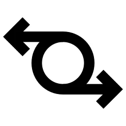 Circle Arrows Left Right Icon