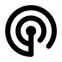 Radar 2 Line Icon