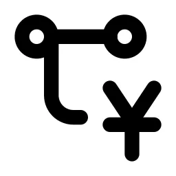 Transaction Yuan Line Icon