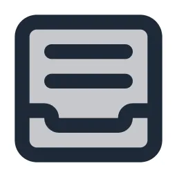 Inbox 2 Full Duotone Icon