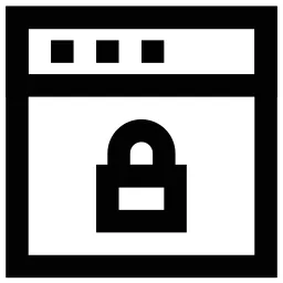 Lock Website Icon