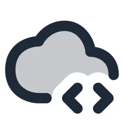 Cloud Code Duotone Icon
