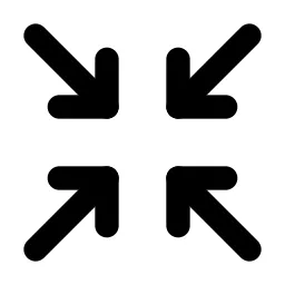 Arrows Minimize Line Icon