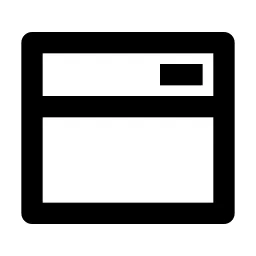 Window 2 Line Icon