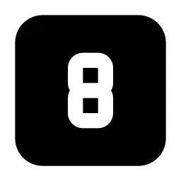 Square Number 8 Icon