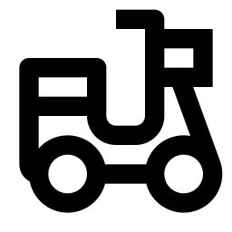 E Bike 2 Line Icon