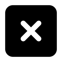 Square X Icon