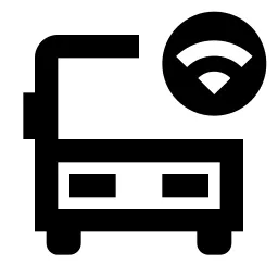 Bus Wifi Line Icon
