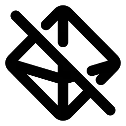 Octahedron Off Line Icon