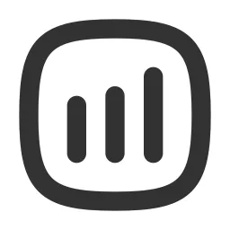 Chart Bar Square Icon