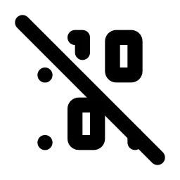 Binary Off Line Icon