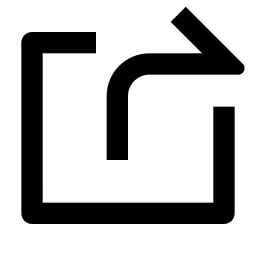Share Forward Box Line Icon