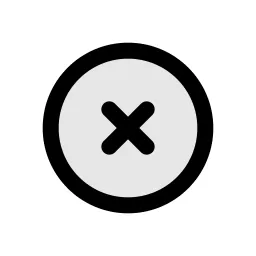 Circle Close Multiply Duo Icon