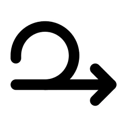 Arrow Iteration Line Icon
