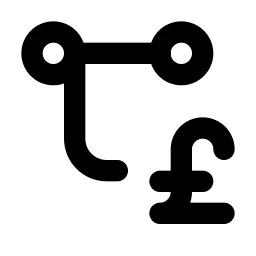 Transaction Pound Line Icon