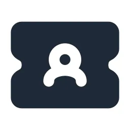 Ticket 2 User Solid Icon
