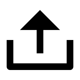 Upload 2 Line Icon