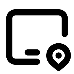 Device Ipad Horizontal Pin Line Icon