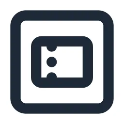 Ticket Box Line Icon