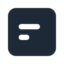 Align Left Center Box Solid Icon
