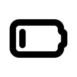 Battery 1 Line Icon