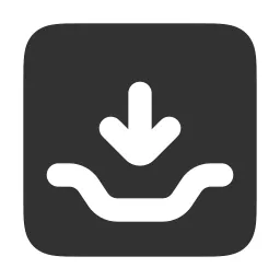 Inbox In Fill Icon