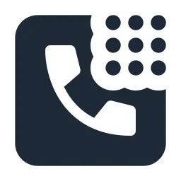 Phone Dial Box Solid Icon