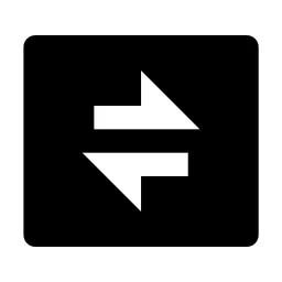 Exchange Box Fill Icon