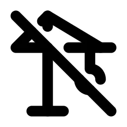 Crane Off Line Icon