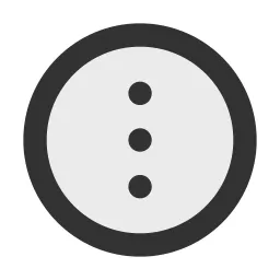 More Vertical Circle Duotone Icon