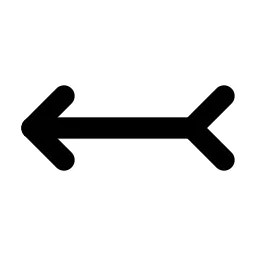 Arrow Left Tail Line Icon