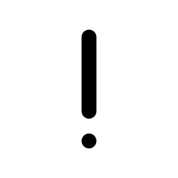 Exclamation Mark Line Icon