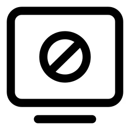 Pc No Entry Icon