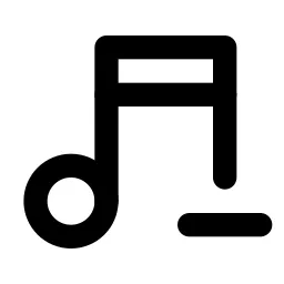 Music Minus Line Icon