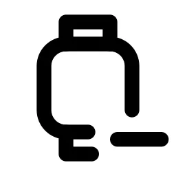 Device Watch Minus Line Icon