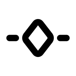 Keyframe Align Horizontal Line Icon
