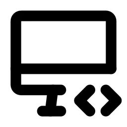 Device Imac Code Line Icon