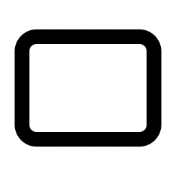 Rectangle Line Icon