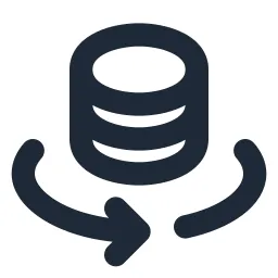 Data Area Line Icon