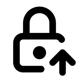 Lock Up Line Icon