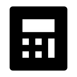 Calculator Fill Icon
