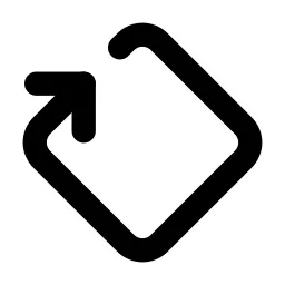 Rotate Rectangle Line Icon