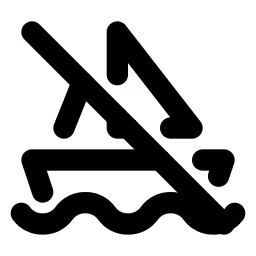 Sailboat Off Line Icon