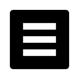 Layout Horizontal Fill Icon