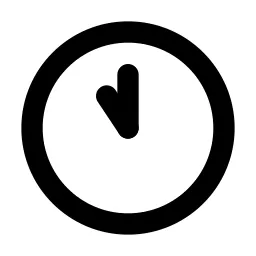 Clock Hour 11 Line Icon